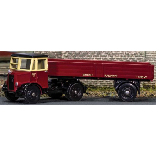 Thornycroft Nippy Dropside Trailer British Railways John Ayrey Die Casts